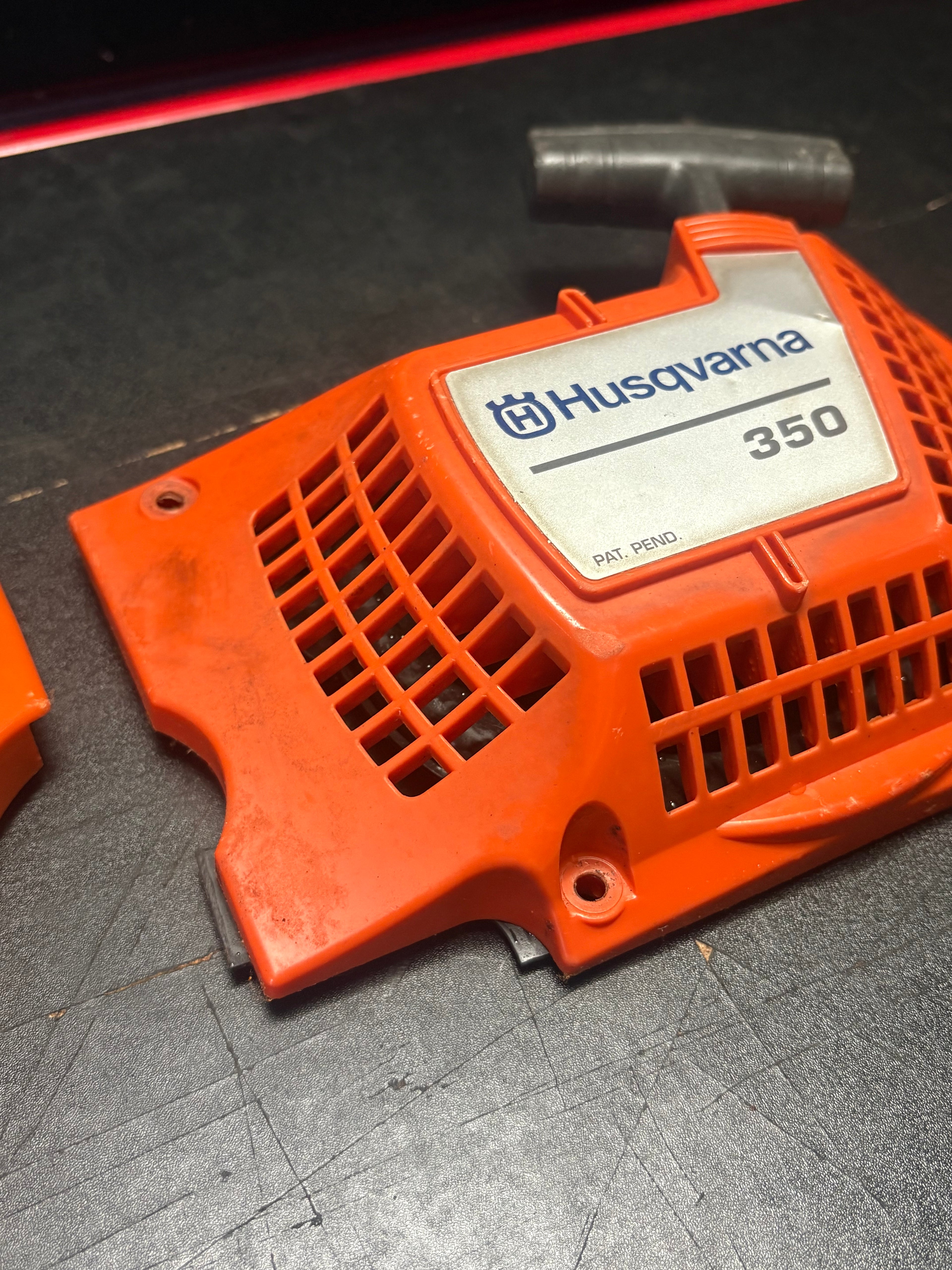 Husqvarna 350 351 353 346XP 345 340 Chainsaw Pull Start Recoil Housing - Genuine OEM Spare Part - Used