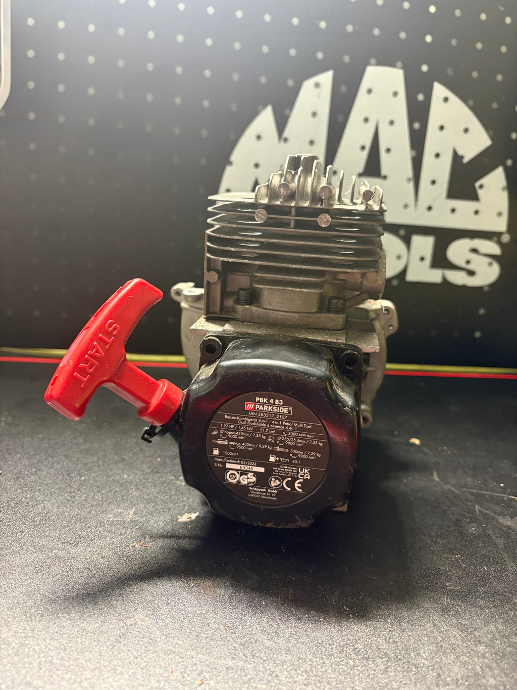 ParkSide PBK 4 B3 51.7cc Petrol Strimmer Engine