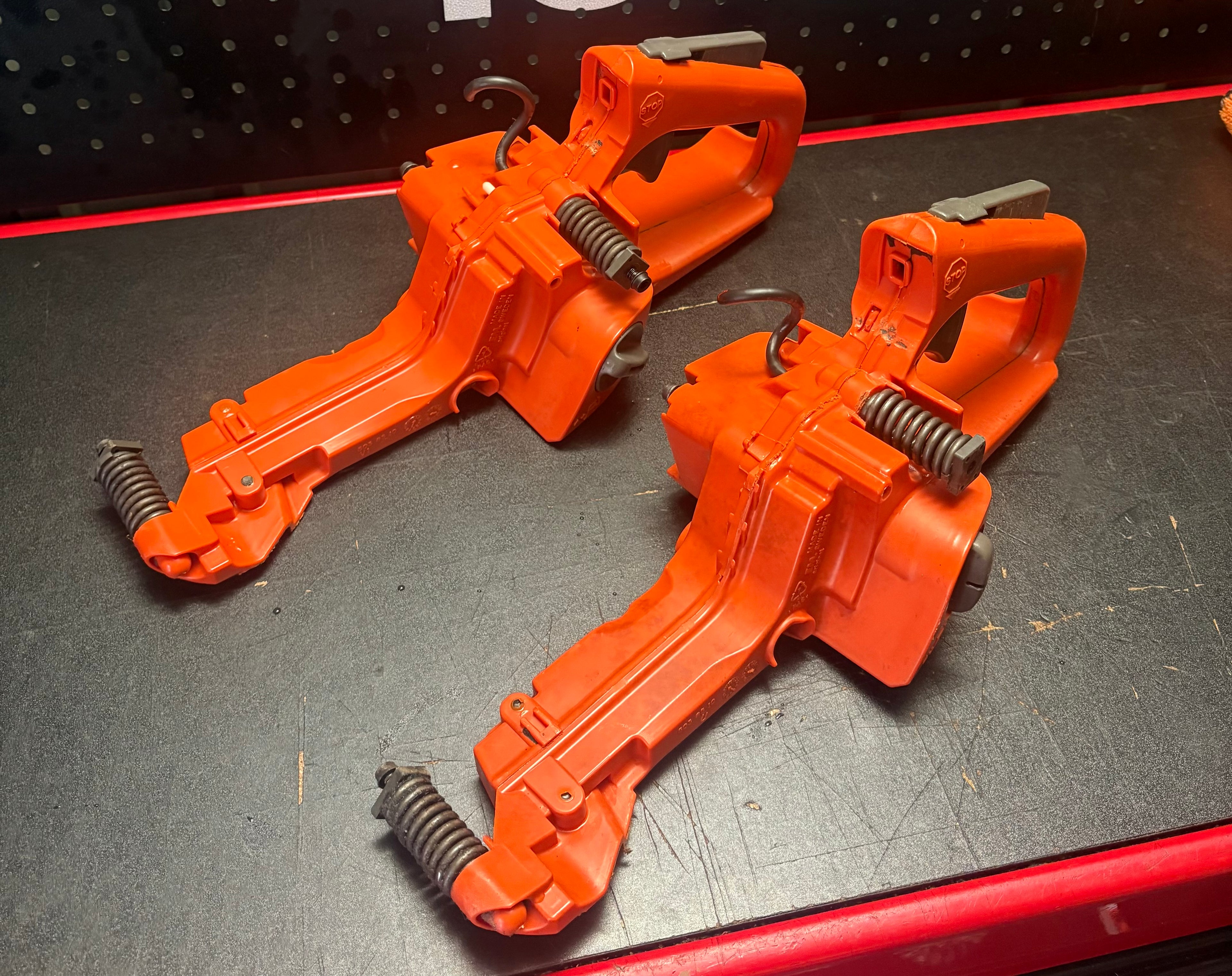 Husqvarna 350 351 353 346XP 345 340 Chainsaw Fuel Tank & Trigger Handle Assembly - Genuine OEM Spare - Used