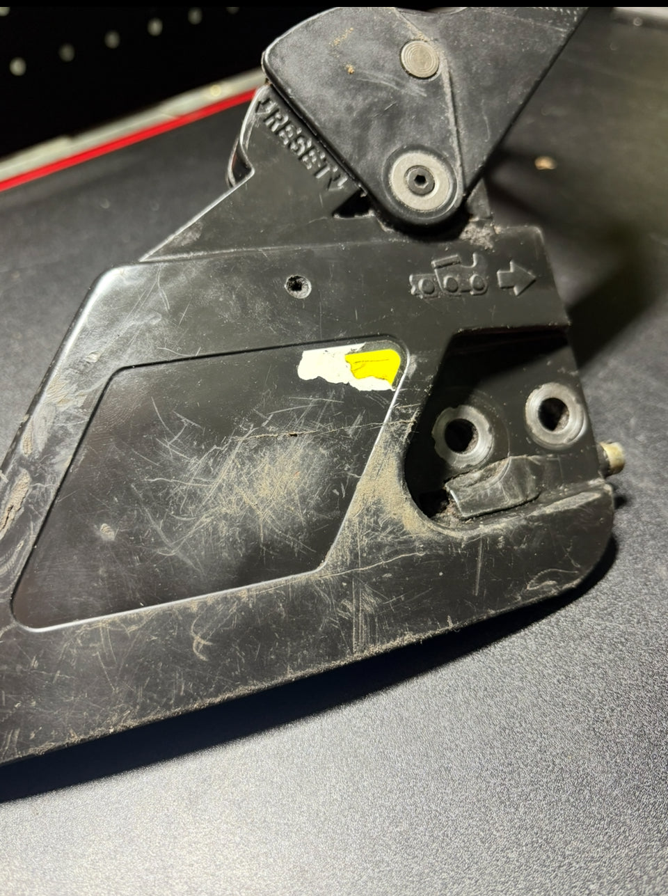 McCulloch Mac 335 Chain Saw Chain Break Handle/Engine Side Covet - OEM Spare Part - Used