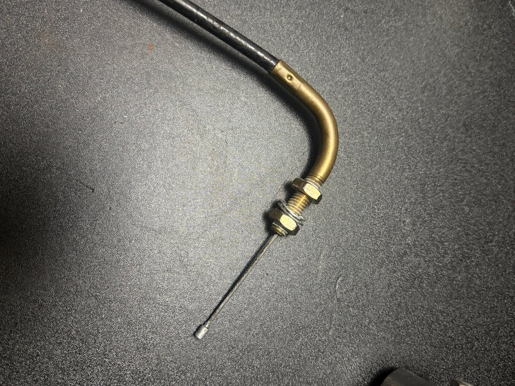 Mantis SV-4B Rotavator/Tiller Top Half Handle Bars - Throttle And Cable - Kill switch - Complete Assembly