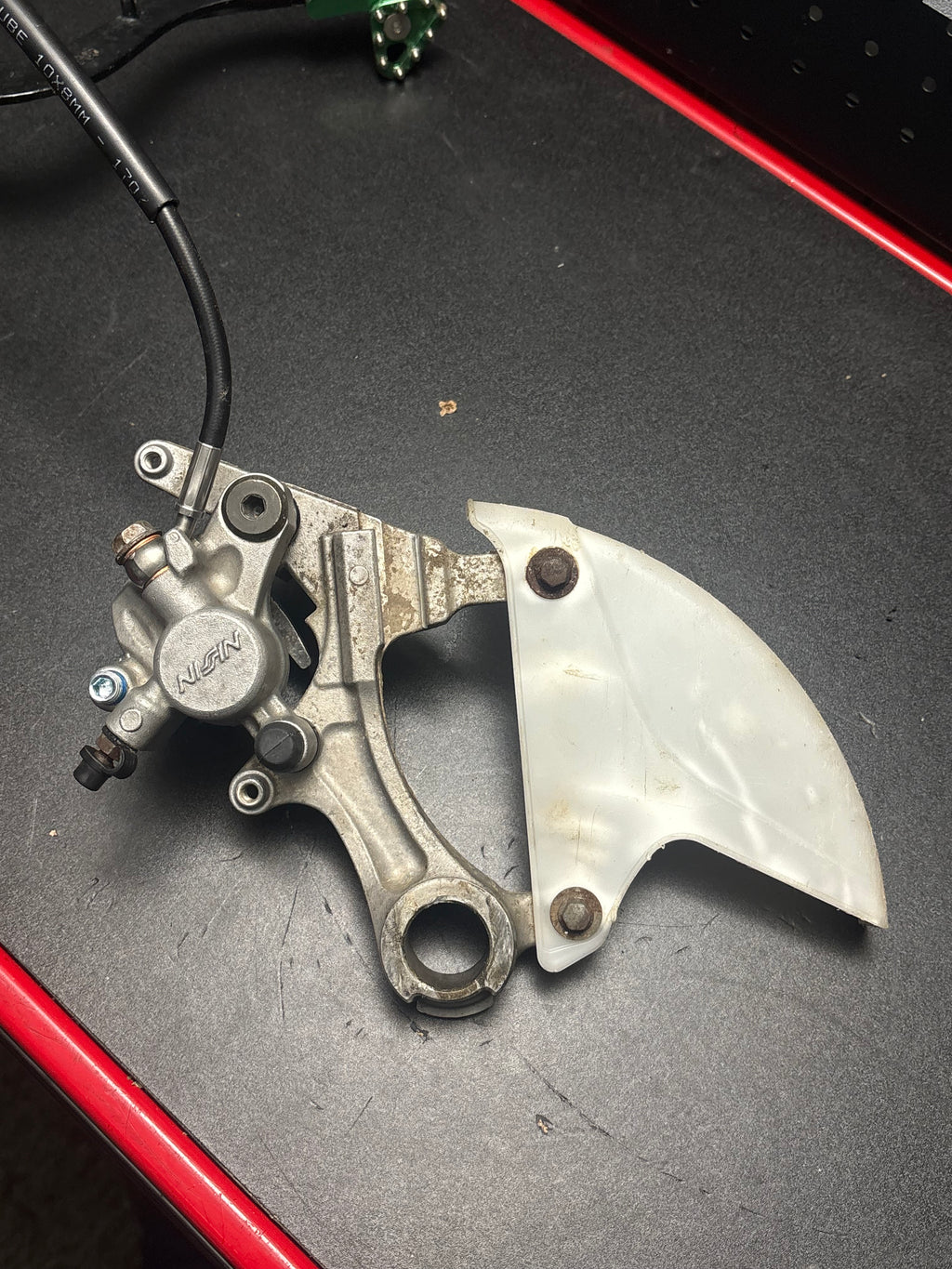 Used Kawasaki KX250F & Suzuki RMZ250 Complete Rear Break Assembly 2004-2005