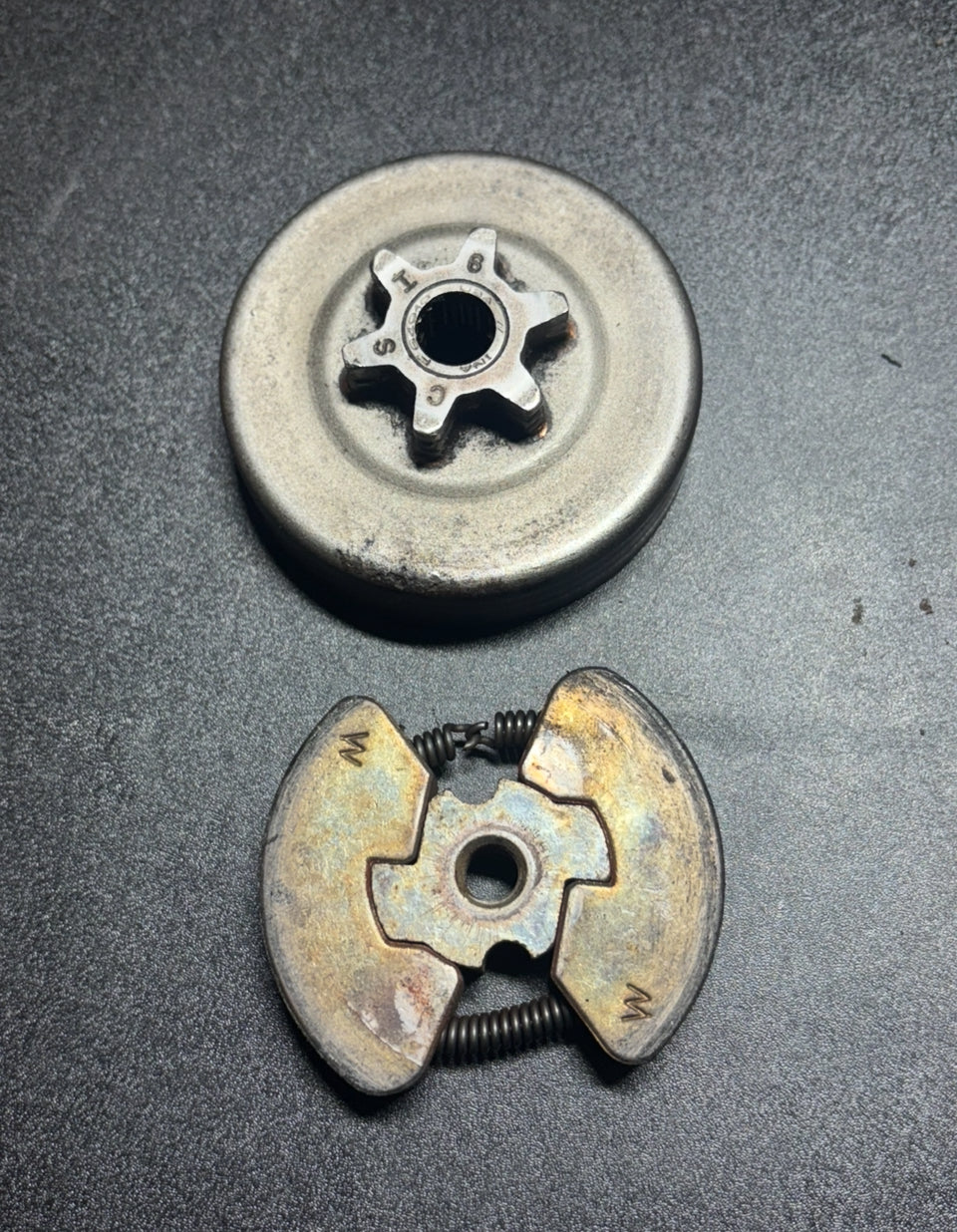 McCulloch Mac/Mac Cat 335 338 436 438 440 441 442 Chain Saw Centrifugal Clutch Assembly - OEM Spare Part - Used