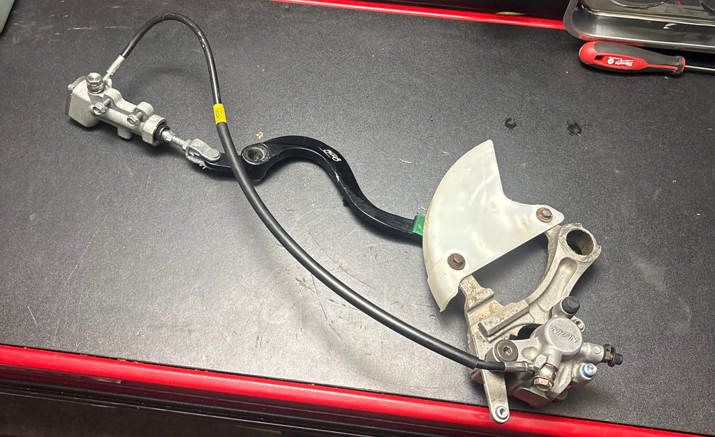 Used Kawasaki KX250F & Suzuki RMZ250 Complete Rear Break Assembly 2004-2005