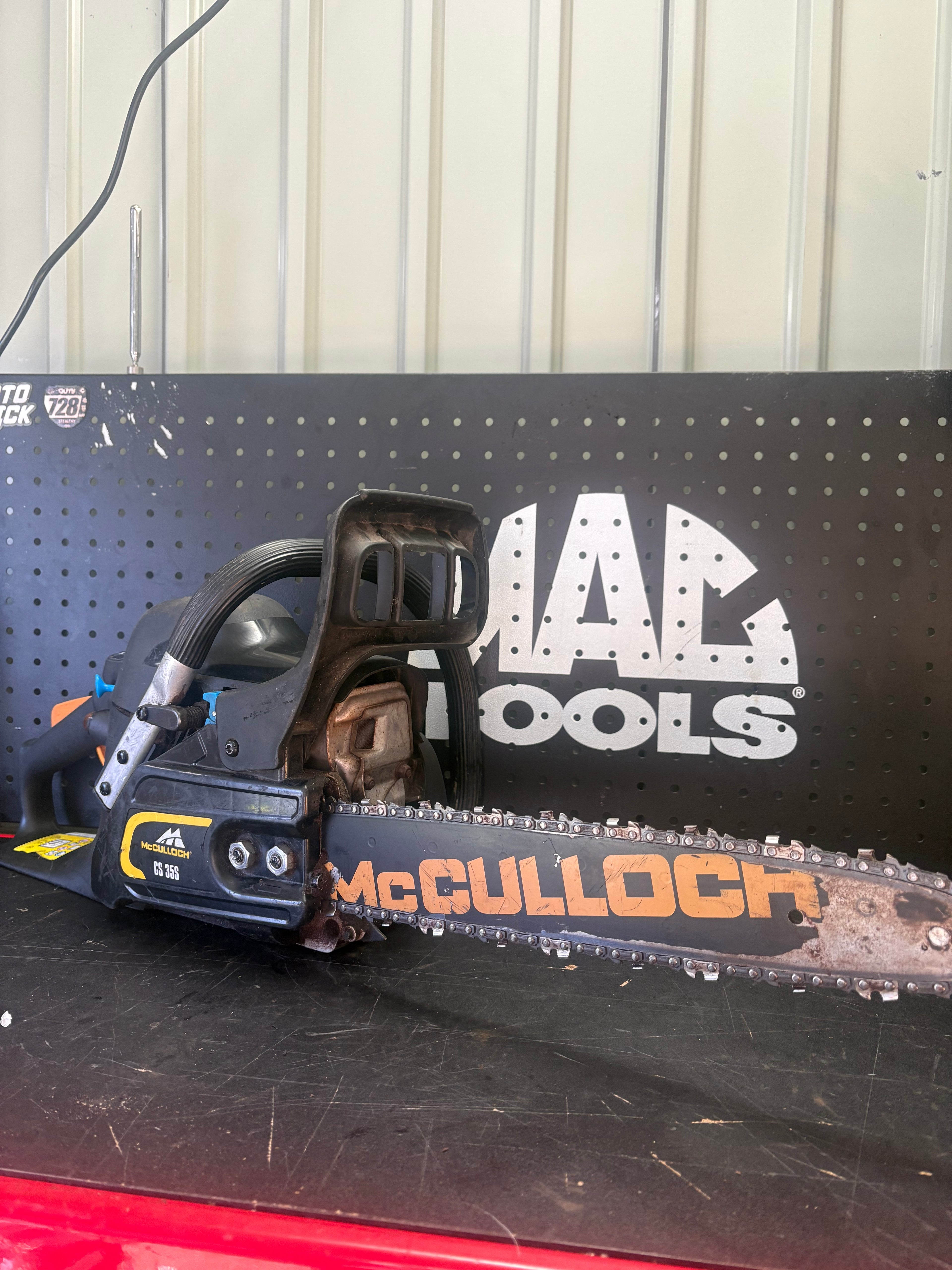 McCulloch CS35S Petrol ChainSaw Good Working Order - Used ChainSaw - Ready to use