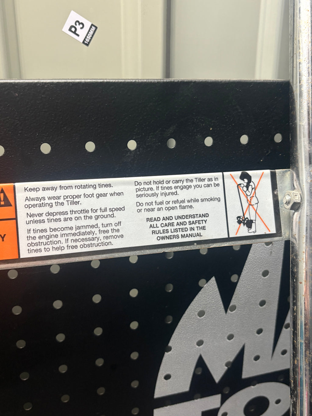 Mantis SV-4B Rotavator/Tiller Top Half Handle Bars - Throttle And Cable - Kill switch - Complete Assembly